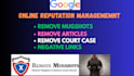 remove mugshots, arrest records, false news articles from google under dmca