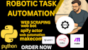 automation bot,web bot,web scraping,scrapping script,vba,apify,makecom,crawlee