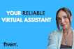 be your reliable virtual assistant and social media manager