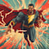 make a comic book superhero illustration