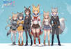 draw anime art style furry characters