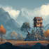 create a procedural houdini environment