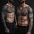 professionally design your sleeve tattoo , chest tattoo