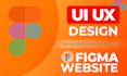 do ui ux design, figma website design, figma ui ux design, mockup design