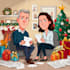 draw a professional christmas caricatures art