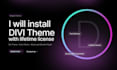 install divi theme with lifetime updates