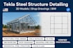 do tekla detailing of steel structures