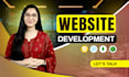 do custom website development, full stack web developer