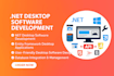 develop enterprise dot net desktop software and mvc web applications