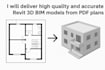 convert PDF drawings to professional revit 3d models fast