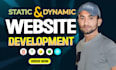 construct static and dynamic web app in reactjs