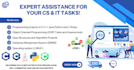 help you with your c, c plus plus, java and python projects