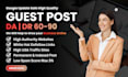 write and publish high quality guest post with dofollow backlinks, da90 websites