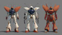 illustrate anime mechanical mecha