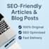write high quality SEO friendly articles and blogs