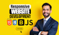 do frontend web development, HTML css3 bootstrap