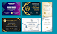 do achievement, award, diploma certificate design