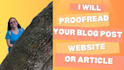 proofread your blog posts