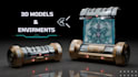 create a game ready 3d sci fi model with pbr textures