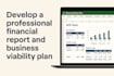 create a professional financial feasibility plan with excel models