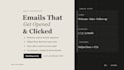write emails that get opened and clicked
