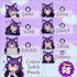 design panels for twitch and kick with animated overlay