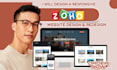 design zoho sites websites, zoho commerce stores, zoho landing pages