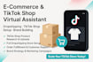 be your virtual assistant for tik tok shop and setup tiktok shop