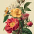 create a beautiful vintage botanical illustration poster