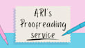 proofread and edit your writing for grammar and clarity