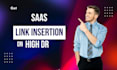 do link insertion on 40 plus DR saas websites