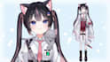 create live 2d vtuber model, 2d vtuber model, vtuber commission, 2d anime