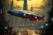 design a sci fi and spaceship design