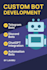 build custom bots for telegram, discord, and websites