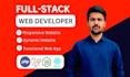 develop full stack website using react js and php laravel