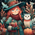draw christmas and halloween illustrations