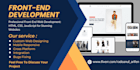 rebuild custom website development as front end, full stack web developer