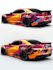 design car wrap anime style itasha design