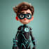 create superhero cartoon character
