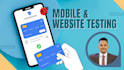 do website testing, software testing, QA testing and website review