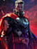 illustrate a superhero comic and marvel character