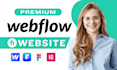 design webflow website, develop webflow website, figma to webflow expert