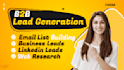 do b2b lead generation using apollo and linkedin sales navigator