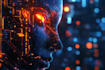 create futuristic cyberpunk style or mecha logo for you