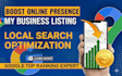 google business profile setup and optimization