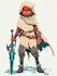 create detailed warhammer illustration