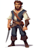 make a 2d game character for game art