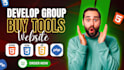 develop groupbuy tools website for lifetime passive income