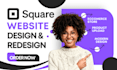 build square website design, square online store, redesign square website