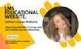 lms educational website, elearning website, online course